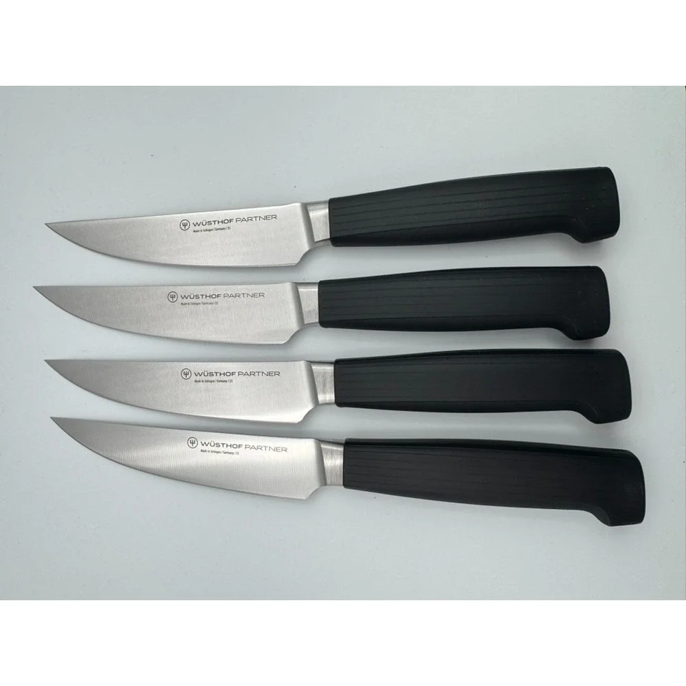 Wusthof Partner 4pc Steak Knife Set Straight Edge